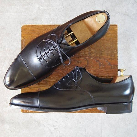 未使用★エドワードグリーン 10.5E【定価￥217,800-★チェルシー/CHELSEA/915ラスト】ストレートチップ/カーフ/黒/EDWARD GREEN★m542
