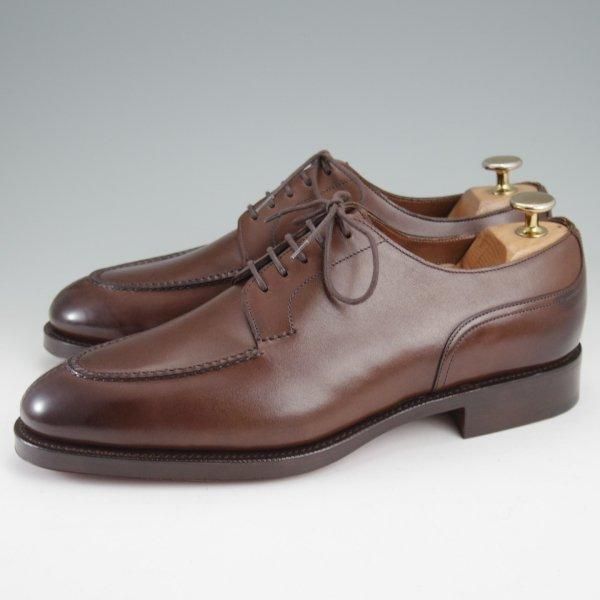 未使用★エドワードグリーン 7E【現行定価￥273,900-★DOVER/ドーバー/32ラスト】スキンステッチ/Uチップ/濃茶/EDWARD GREEN★m543