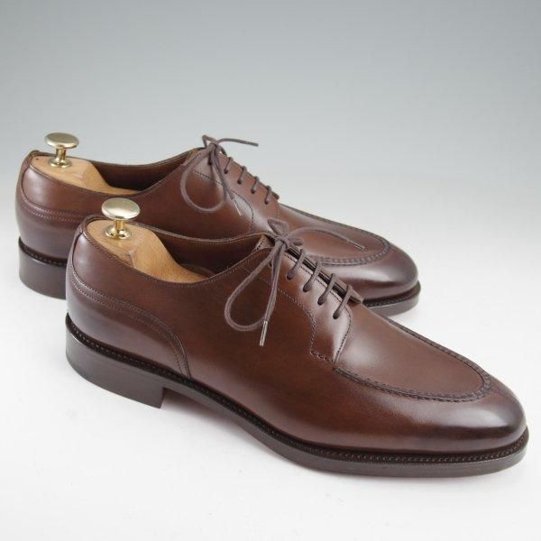 未使用★エドワードグリーン 7E【現行定価￥273,900-★DOVER/ドーバー/32ラスト】スキンステッチ/Uチップ/濃茶/EDWARD GREEN★m543