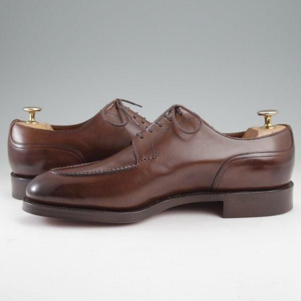 未使用★エドワードグリーン 7E【現行定価￥273,900-★DOVER/ドーバー/32ラスト】スキンステッチ/Uチップ/濃茶/EDWARD GREEN★m543
