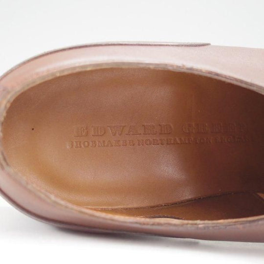 未使用★エドワードグリーン 7E【現行定価￥273,900-★DOVER/ドーバー/32ラスト】スキンステッチ/Uチップ/濃茶/EDWARD GREEN★m543