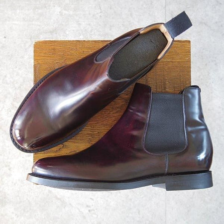 ★チャーチ 85F/UK8.5【貴重★シャノンと同じ103ラスト/GRETTON】サイドゴアブーツ/ロイスカーフ/赤茶/Church's★m547