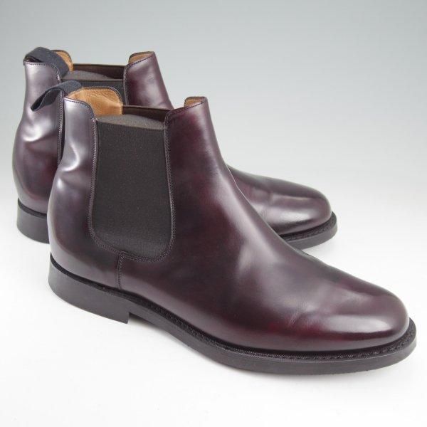 ★チャーチ 85F/UK8.5【貴重★シャノンと同じ103ラスト/GRETTON】サイドゴアブーツ/ロイスカーフ/赤茶/Church's★m547