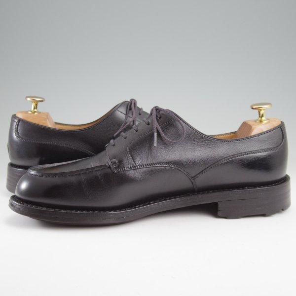極上★J.M.ウエストン 7.5C【現行定価￥168,300-★ロシアンカーフ/ゴルフ/GOLF】641/31ラスト/Uチップ/黒/Weston/ウェストン★m549