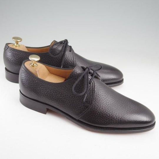 未使用★ジョンロブ 6.5E【定価￥280,800-★WELDON/8695ラスト/TENSILE】Vフロント/プレーントゥ/シボ革/黒/JOHN LOBB★m550