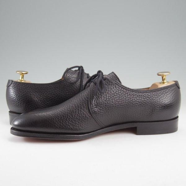 未使用★ジョンロブ 6.5E【定価￥280,800-★WELDON/8695ラスト/TENSILE】Vフロント/プレーントゥ/シボ革/黒/JOHN LOBB★m550