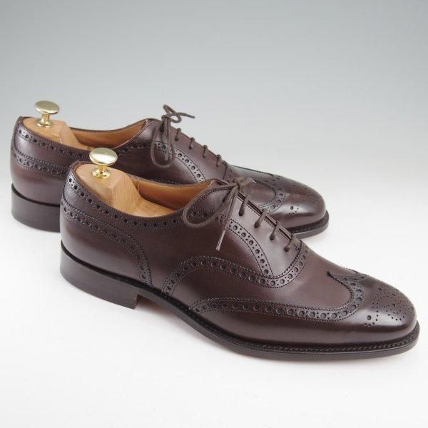 未使用★チャーチ 80F/UK8【定価￥176,000-★チェットウィンド/CHETWYND】173ラスト/フルブローグ/ネバダカーフ/濃茶/Church's★m551
