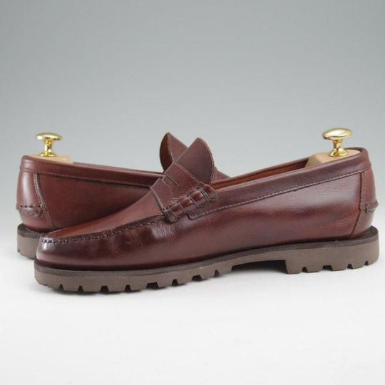 極美品★パラブーツ SIZE 5【定価￥48,400-★CORAUX RAID/コローレイド/コインローファー】カーフ/濃茶/メンズ/Paraboot★m552