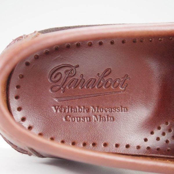 極美品★パラブーツ SIZE 5【定価￥48,400-★CORAUX RAID/コローレイド/コインローファー】カーフ/濃茶/メンズ/Paraboot★m552