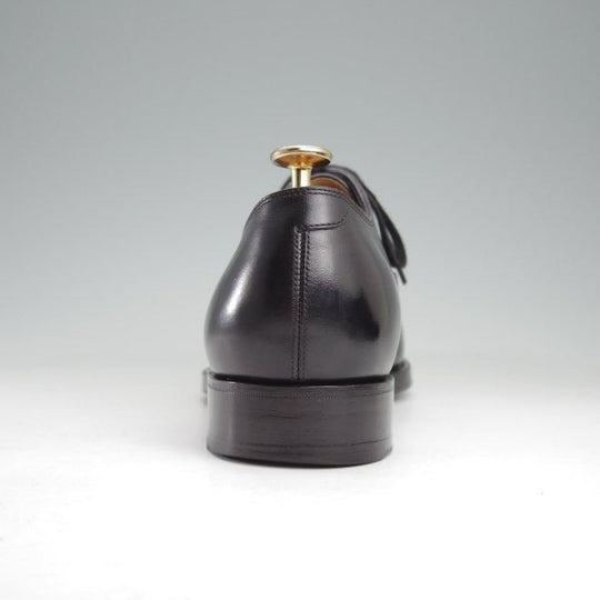 極上★(台東区)ジョーワークス SIZE 6.5【注文価格￥107,800〜★(独)ワインハイマー社のカーフ/セミブローグ】黒/メンズ/JOE WORKS★m553