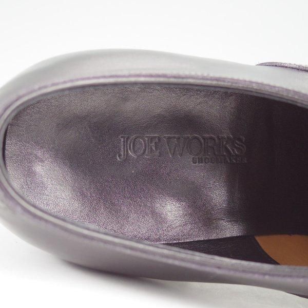 極上★(台東区)ジョーワークス SIZE 6.5【注文価格￥107,800〜★(独)ワインハイマー社のカーフ/セミブローグ】黒/メンズ/JOE WORKS★m553