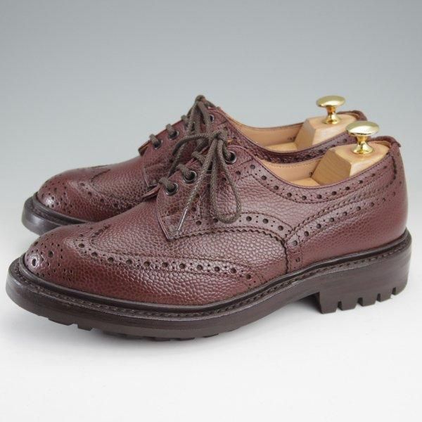 極美品★トリッカーズ SIZE 5.5【定価￥121,000-★バートン同系モデル/コマンドソール/ILKLEY】カントリーシューズ/濃茶/Tricker's★m555