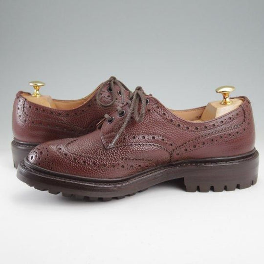 極美品★トリッカーズ SIZE 5.5【定価￥121,000-★バートン同系モデル/コマンドソール/ILKLEY】カントリーシューズ/濃茶/Tricker's★m555