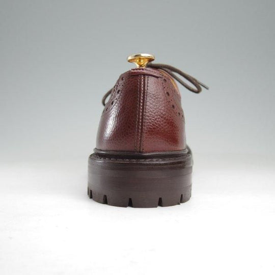 極美品★トリッカーズ SIZE 5.5【定価￥121,000-★バートン同系モデル/コマンドソール/ILKLEY】カントリーシューズ/濃茶/Tricker's★m555