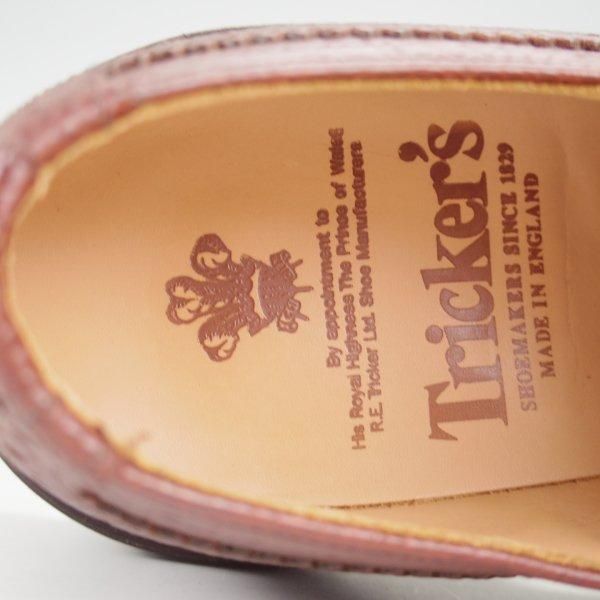 極美品★トリッカーズ SIZE 5.5【定価￥121,000-★バートン同系モデル/コマンドソール/ILKLEY】カントリーシューズ/濃茶/Tricker's★m555