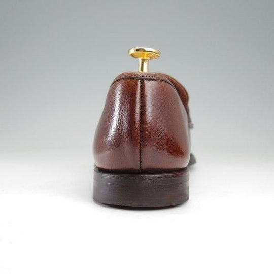 極美品★クロケット&ジョーンズ 6.5E【定価￥121,000-★RICHMOND 2/376ラスト】コインローファー/濃茶/Crockett&Jones★m560