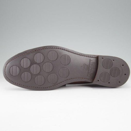 極美品★クロケット&ジョーンズ 6.5E【定価￥121,000-★RICHMOND 2/376ラスト】コインローファー/濃茶/Crockett&Jones★m560