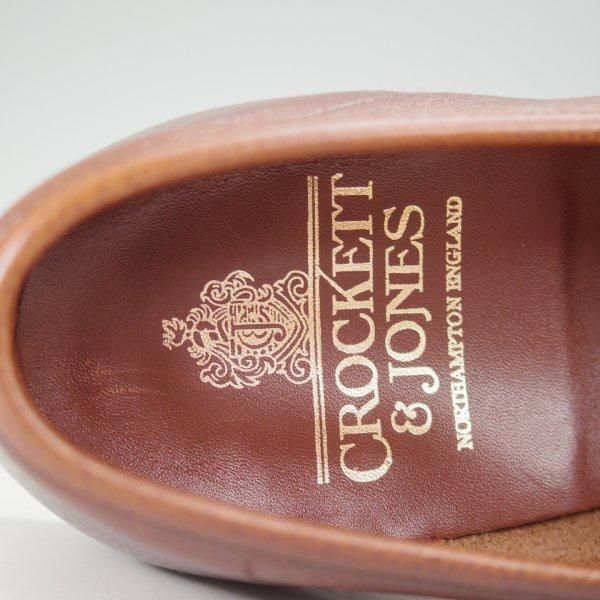 極美品★クロケット&ジョーンズ 6.5E【定価￥121,000-★RICHMOND 2/376ラスト】コインローファー/濃茶/Crockett&Jones★m560