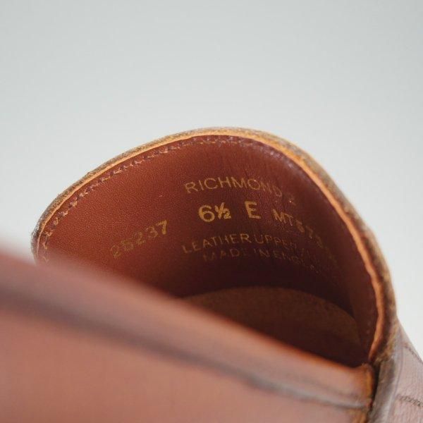 極美品★クロケット&ジョーンズ 6.5E【定価￥121,000-★RICHMOND 2/376ラスト】コインローファー/濃茶/Crockett&Jones★m560