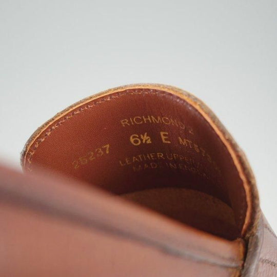 極美品★クロケット&ジョーンズ 6.5E【定価￥121,000-★RICHMOND 2/376ラスト】コインローファー/濃茶/Crockett&Jones★m560