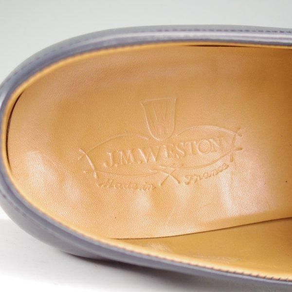 極上★J.M.ウエストン 7E【定価￥151,800-★180/コインローファー】41ラスト/ボックスカーフ/紺/メンズ/Weston/ウェストン★m565