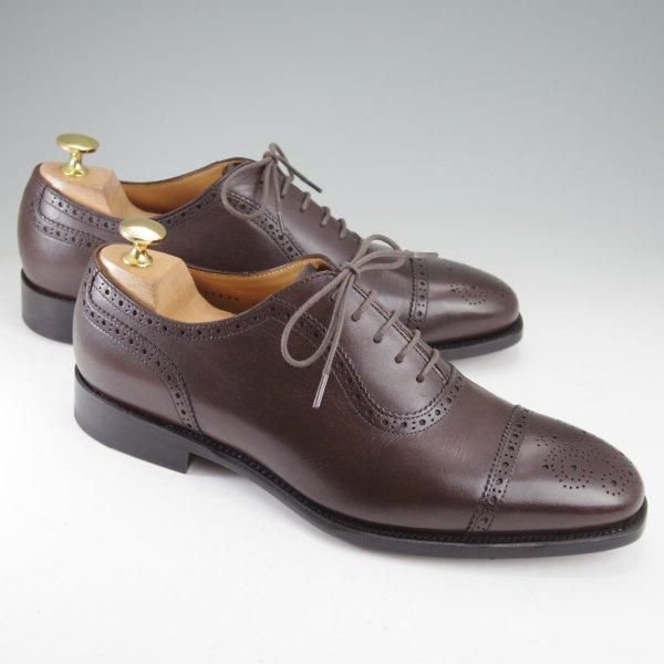 未使用★ユニオンインペリアル SIZE 7【★セミブローグ/U1824】カーフ/濃茶/メンズ/Union Imperial★m566