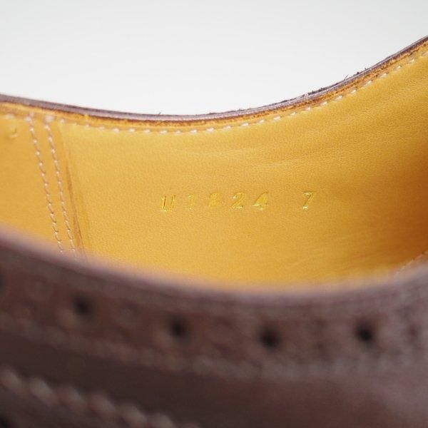 未使用★ユニオンインペリアル SIZE 7【★セミブローグ/U1824】カーフ/濃茶/メンズ/Union Imperial★m566