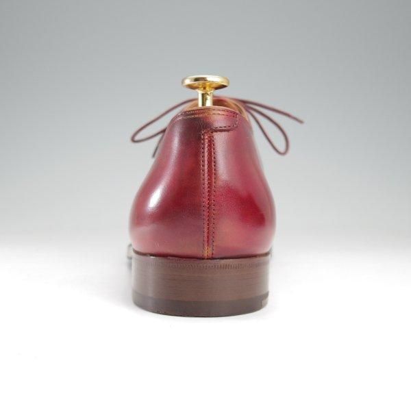 極美品★(仏)ベルルッティ SIZE 7.5【赤茶系パティーヌ★オックスフォードシューズ】ホールカット/Uチップ/カーフ/メンズ/Berluti★m568