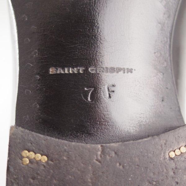 極美品★(東欧)サンクリスピン 7F【定価1,435ユーロ(23万円程度)★純正ツリー付/ハンドソーンウェルテッド製法】黒/Saint Crispin's★m571