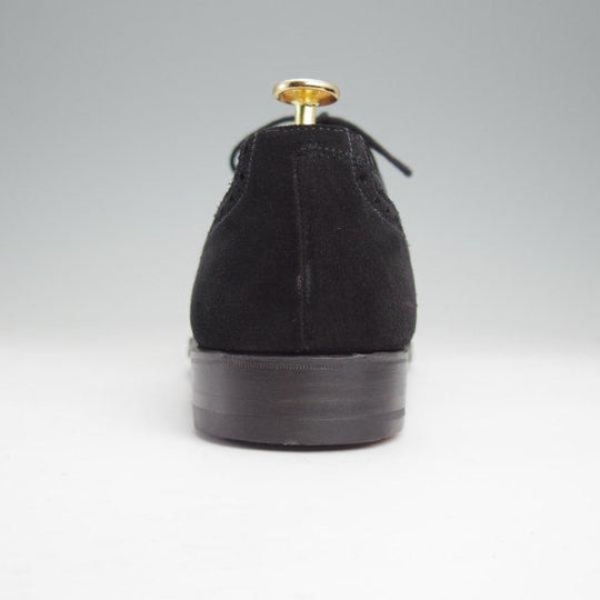 未使用★クロケット&ジョーンズ 9E【現行定価10万円以上★FINSBURY/341ラスト】SHIPS別注/フルブローグ/スエード/黒/Crockett&Jones★m574