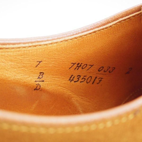 ★オールデン 7D【現行定価16万円以上★トゥモローランド別注/パンチドキャップトゥ/43501F】レイドンラスト/スエード/茶/ALDEN★m576