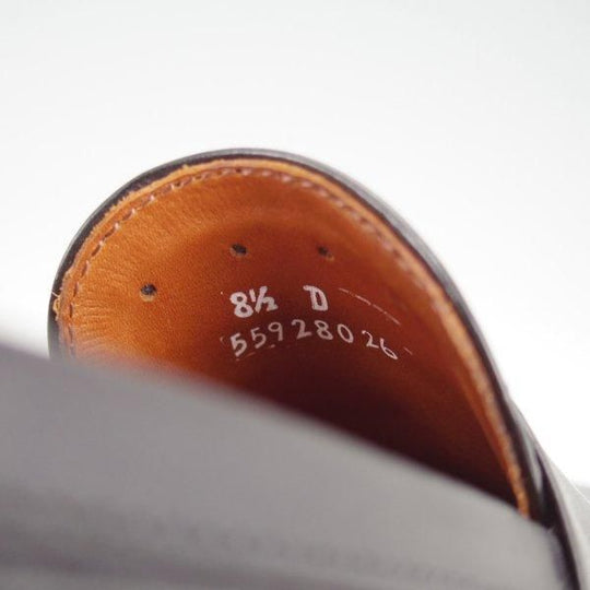 美品★(米)アレンエドモンズ 8.5D【貴重★ブルックスブラザーズ別注/BROOKS BROTHERS】コインローファー/黒/ALLEN EDMONDS★m577