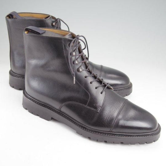 極上★(金沢)KOKON/ココン SIZE 7【貴重★ベルギー王室御用達/(ベルギー)AMBIORIX別注/AMERICA】レースアップブーツ/黒/メンズ★m583