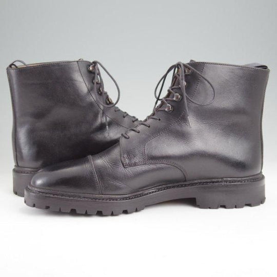 極上★(金沢)KOKON/ココン SIZE 7【貴重★ベルギー王室御用達/(ベルギー)AMBIORIX別注/AMERICA】レースアップブーツ/黒/メンズ★m583