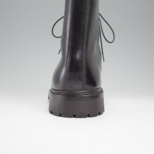 極上★(金沢)KOKON/ココン SIZE 7【貴重★ベルギー王室御用達/(ベルギー)AMBIORIX別注/AMERICA】レースアップブーツ/黒/メンズ★m583