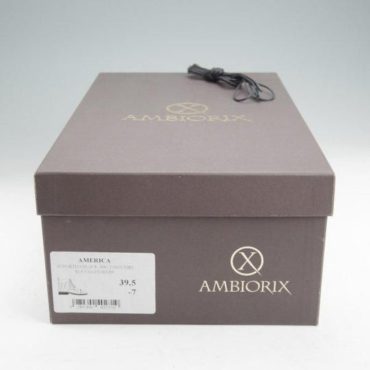 極上★(金沢)KOKON/ココン SIZE 7【貴重★ベルギー王室御用達/(ベルギー)AMBIORIX別注/AMERICA】レースアップブーツ/黒/メンズ★m583