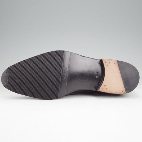 未使用★(伊)ステファノ・ベーメル SIZE 42【定価20万円以上★ハンドソーンウェルテッド製法/ストレートチップ】黒/Stefano Bemer★m584