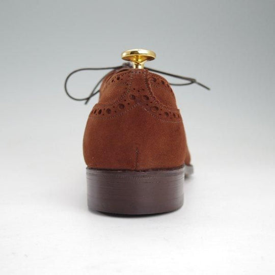 極上★チャーチ 55F/UK5.5【貴重★2都市ロゴ(〜70's)/旧チャーチ/アンテロープ革/REAL CAPE BUCK】73ラスト/濃茶/Church's★m585