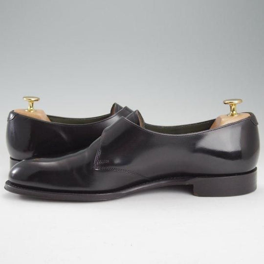 極美品★(英)チーニー 8F【貴重★BROMLEY/ナノユニバース別注】125ラスト/モンクストラップ/ポリッシュレザー/黒/メンズ/CHEANEY★m589