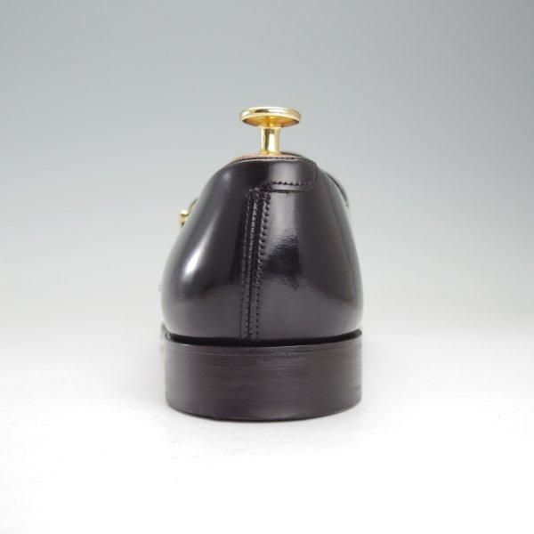 極美品★(英)チーニー 8F【貴重★BROMLEY/ナノユニバース別注】125ラスト/モンクストラップ/ポリッシュレザー/黒/メンズ/CHEANEY★m589