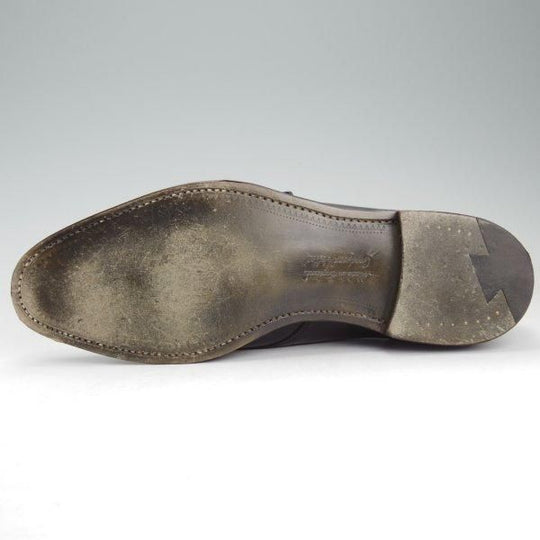 極美品★(英)チーニー 8F【貴重★BROMLEY/ナノユニバース別注】125ラスト/モンクストラップ/ポリッシュレザー/黒/メンズ/CHEANEY★m589