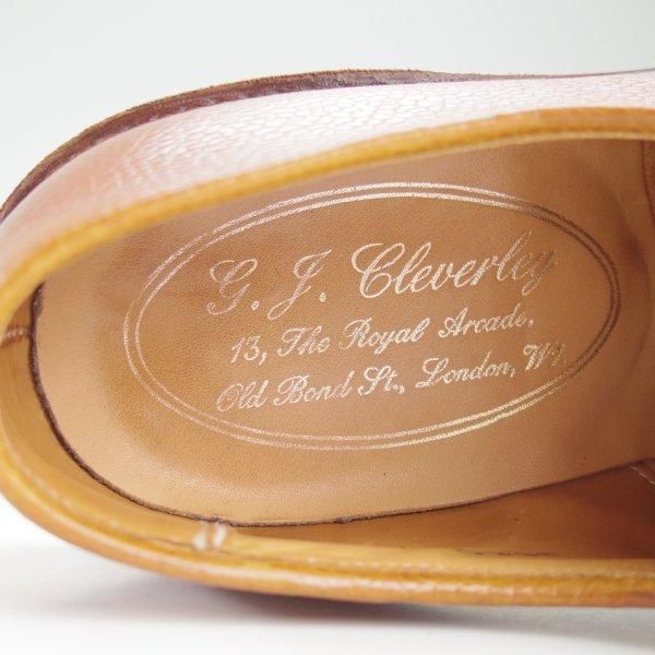 極上★クロケット&ジョーンズ 6E【ダイナイトソール仕様★(英)ジョージクレバリー別注/GEORGE CLEVERLEY】茶/Crockett&Jones★m591