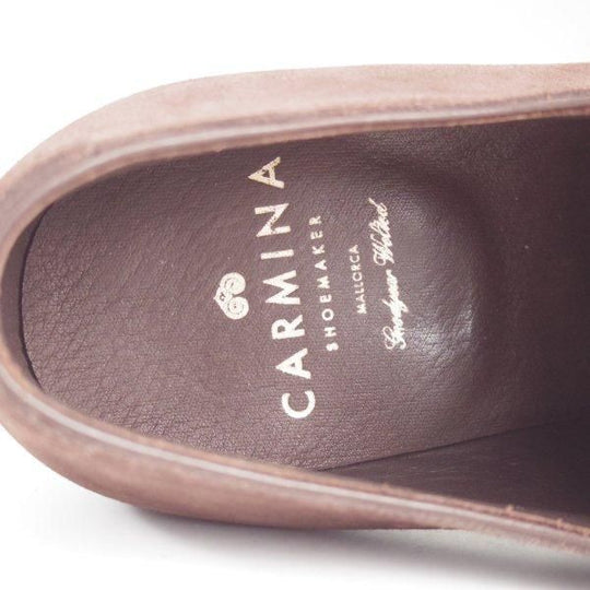 美品★(スペイン製)カルミナ SIZE 6.5【★Uチップ/757】スエード/濃茶/メンズ/CARMINA★m592