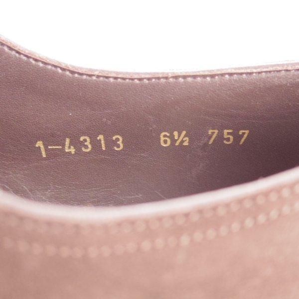美品★(スペイン製)カルミナ SIZE 6.5【★Uチップ/757】スエード/濃茶/メンズ/CARMINA★m592