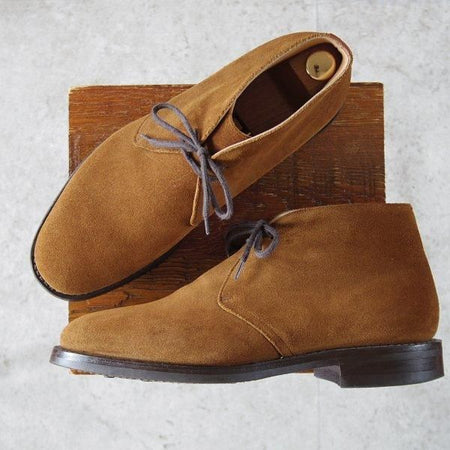 極上★チャーチ 90G/UK9【定価￥160,600-★RYDER 3/ライダー/81ラスト】チャッカブーツ/スエード/TABACCO/茶/メンズ/Church's★m598