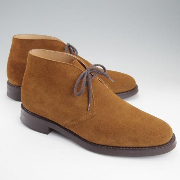 極上★チャーチ 90G/UK9【定価￥160,600-★RYDER 3/ライダー/81ラスト】チャッカブーツ/スエード/TABACCO/茶/メンズ/Church's★m598