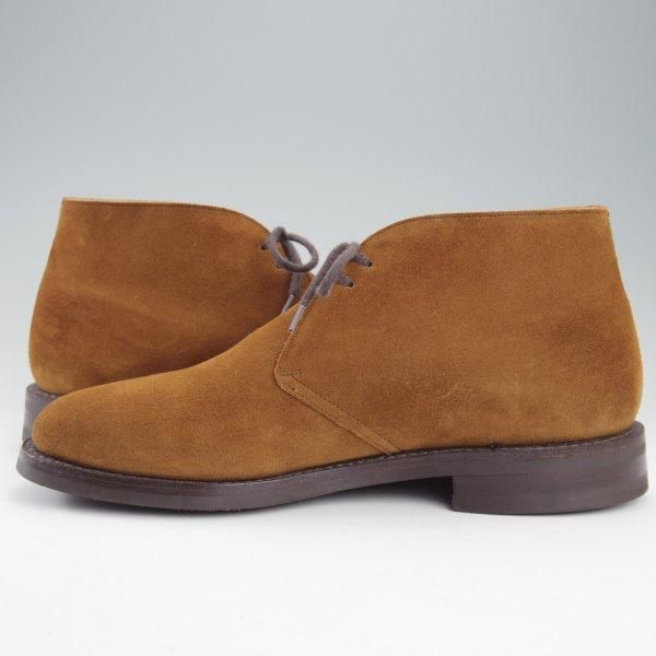 極上★チャーチ 90G/UK9【定価￥160,600-★RYDER 3/ライダー/81ラスト】チャッカブーツ/スエード/TABACCO/茶/メンズ/Church's★m598