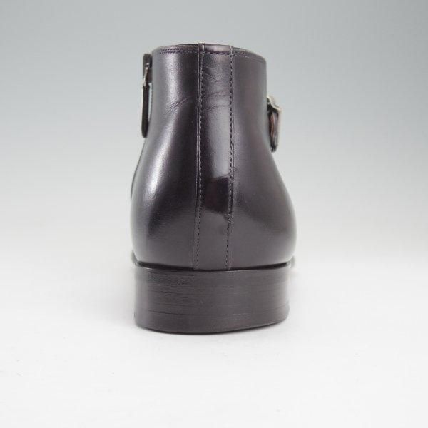 ★(スペイン製)マグナーニ SIZE 41【★サイドジップブーツ/黒〜灰（パティーヌ）】カーフ/メンズ/MAGNANNI★m599