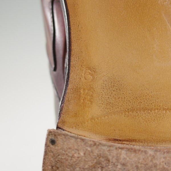 美品★(伊)シルヴァノ・ラッタンジ SIZE 6.5【販売時価格￥294,000-★純正ツリー付/ハンドソーンウェルテッド製法/PENELOPE】濃茶系★m600