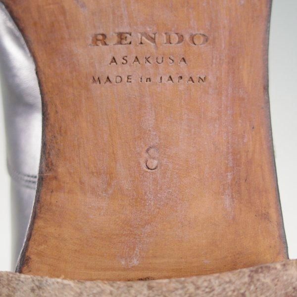 極上★(浅草)RENDO/レンド SIZE 8【定価￥68,200-★ストレートチップ/R7701】770ラスト/カーフ/黒/メンズ★m601
